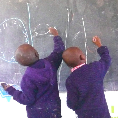 Give a gift that matters: a donation in your friend's name. This gift will provide chalk and other art supplies to spark the creativity of the sixteen orphaned