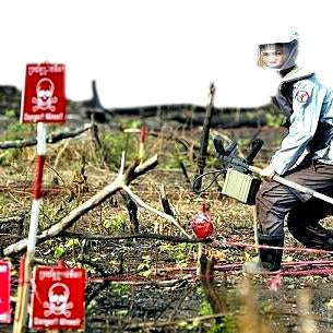 Give a gift that matters: a donation in your friend's name. While landmines cost only $3 to produce, it can cost up to a $1000 to remove them safely.  Your gift